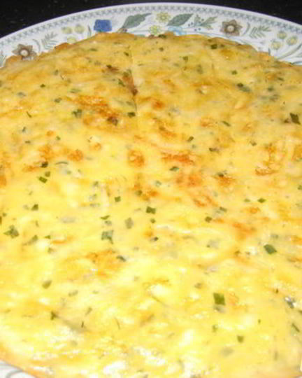 Рецепт простой сырной лепешки