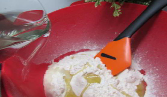 слоеные лепешки с зеленым луком