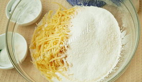 сырные лепешки на кефире