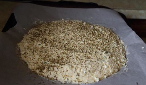 творожная лепешка с начинкой из сыра