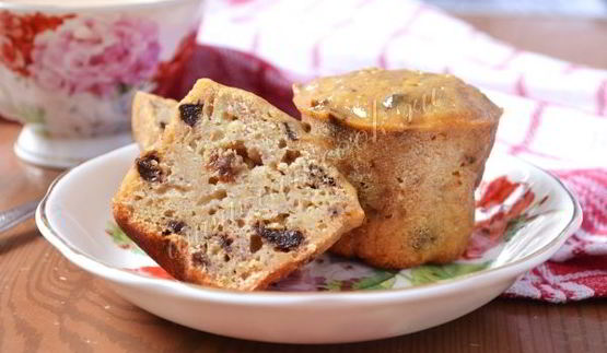 бананово-яблочные маффины