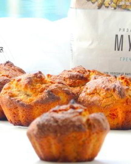 Рецепт гречневых маффинов с черносливом