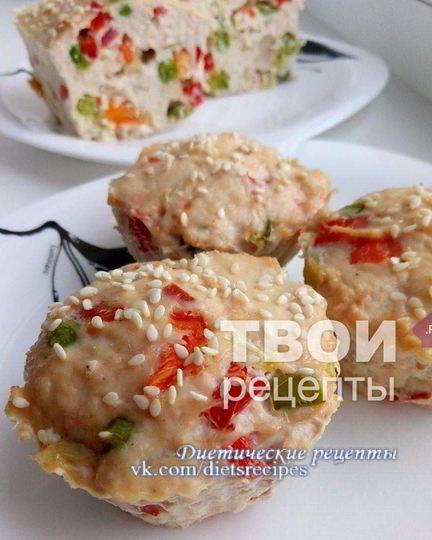Рецепт куриных маффинов