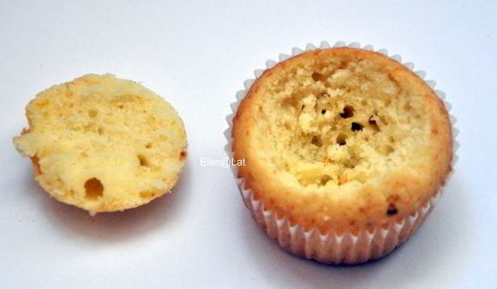 лимонные маффины с курдом и меренгой