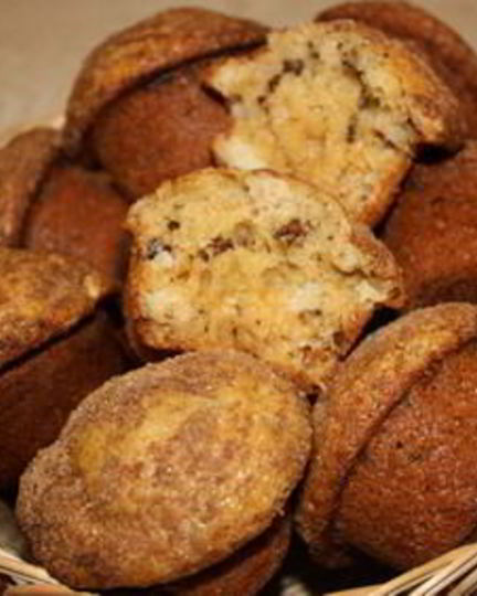 Рецепт маффинов на кислом молоке с яблоками