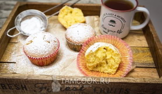 маффины с апельсином