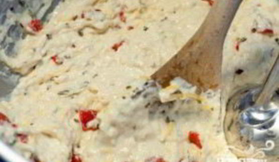 маффины с болгарским перцем и сыром чеддер