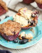 Маффины с черникой и корицей