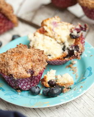 Маффины с черникой и корицей