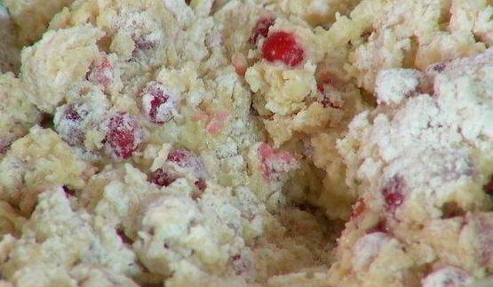 маффины с красной смородиной