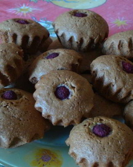 Рецепт маффинов с малиной