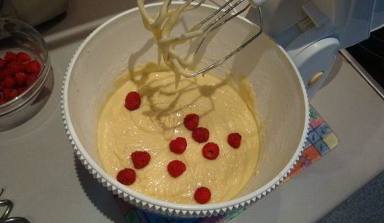 маффины с малиной