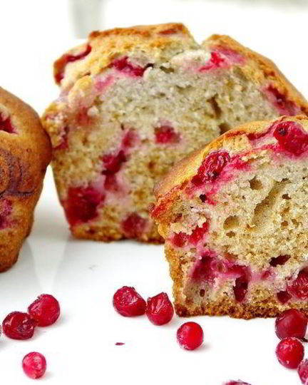 Рецепт маффинов с малиновым сиропом и красной смородиной