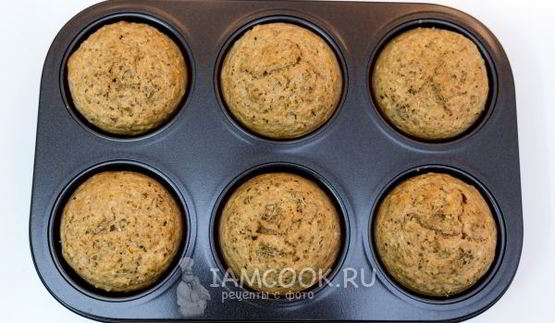 маффины с пшенной кашей