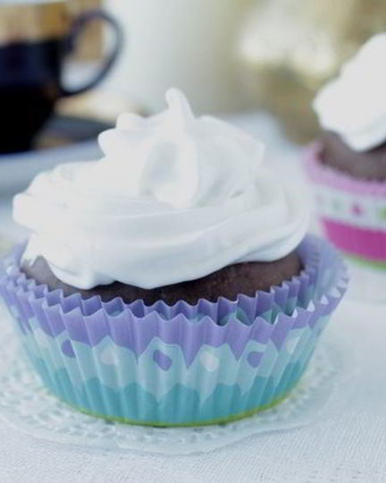 Рецепт маффинов с зефирным кремом