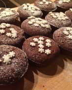 Маффины шоколадные с крошкой