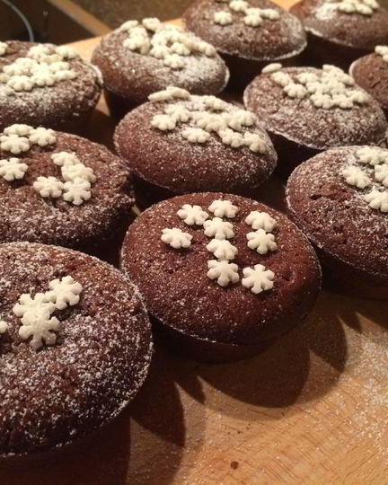 Рецепт маффинов шоколадных с крошкой