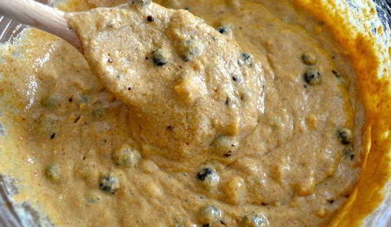 маффины здоровье с цельнозерновой мукой и черникой