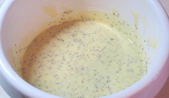 маковые маффины с лимонным соком