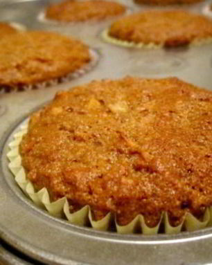 Морковные вегетарианские маффины