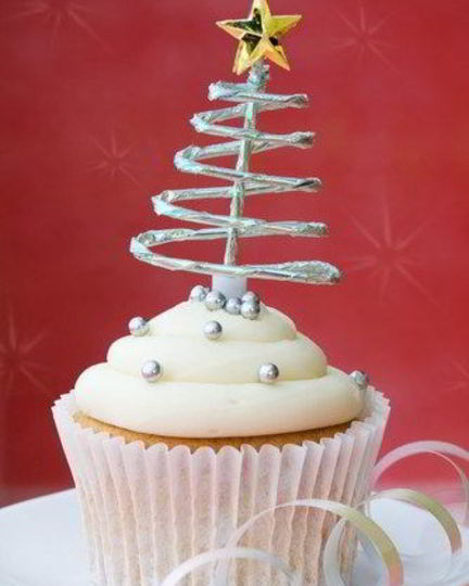 Рецепт новогодних маффинов с белым и темным шоколадом