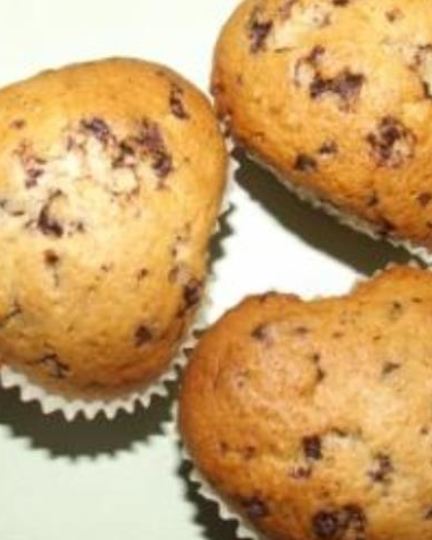 Рецепт постных банановых маффинов с шоколадом