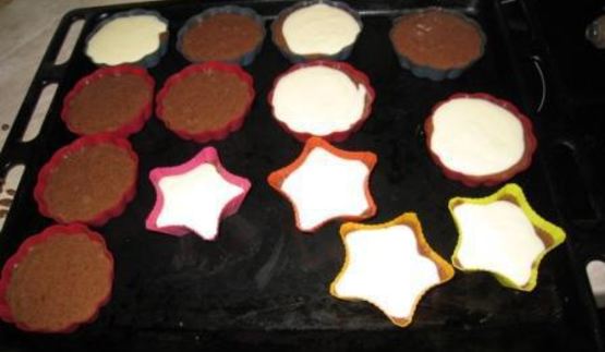 постные маффины black bottom muffins