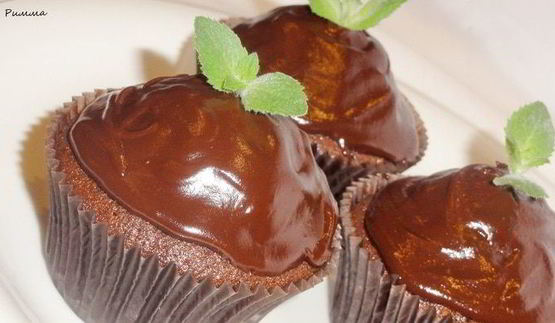 шоколадно-мятные маффины