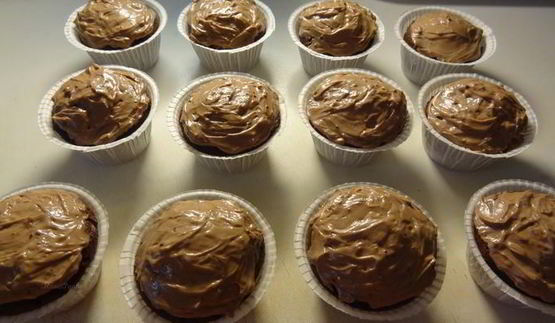 шоколадные маффины паучки