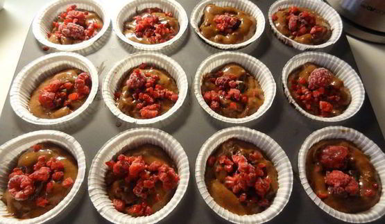 шоколадные маффины паучки