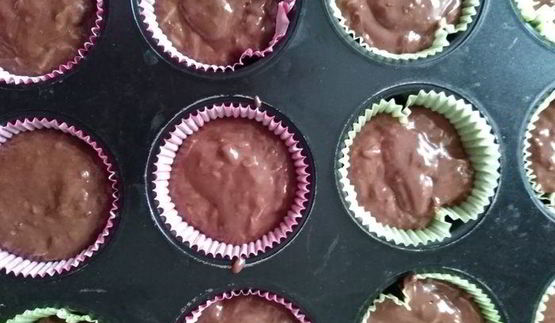 шоколадные маффины с цукини