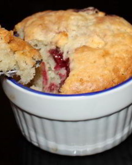 Рецепт вишнева-миндальных маффины с белым шоколадом