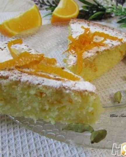 Рецепт апельсиновый манник