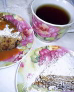 Быстрый манник с шоколадом и изюмом