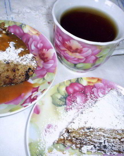 Рецепт быстрого манника с шоколадом и изюмом