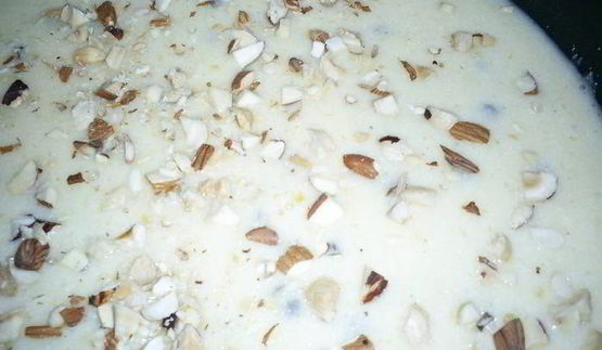 быстрый манник с шоколадом и изюмом