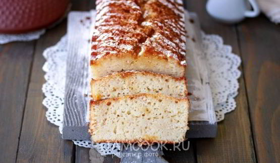 классический манник на кефире