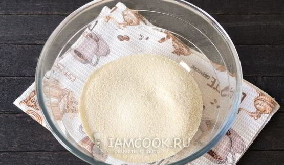 манник на кефире без муки в мультиварке