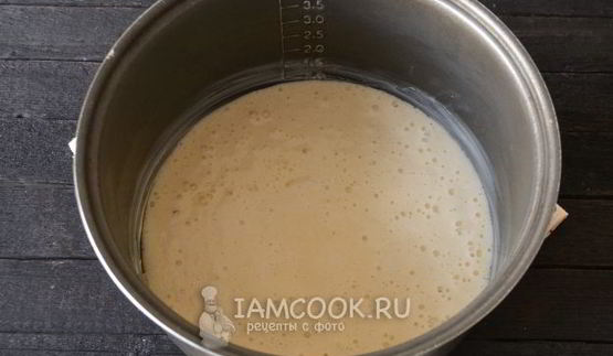 манник на кефире без муки в мультиварке