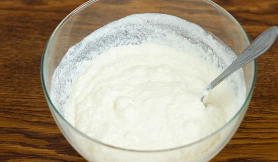 манник на кефире без яиц