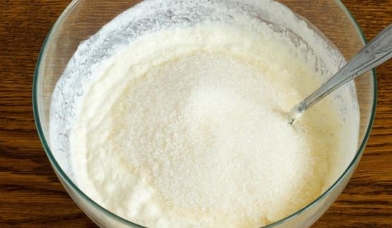 манник на кефире без яиц