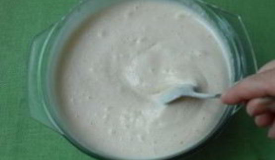 манник на кефире простой