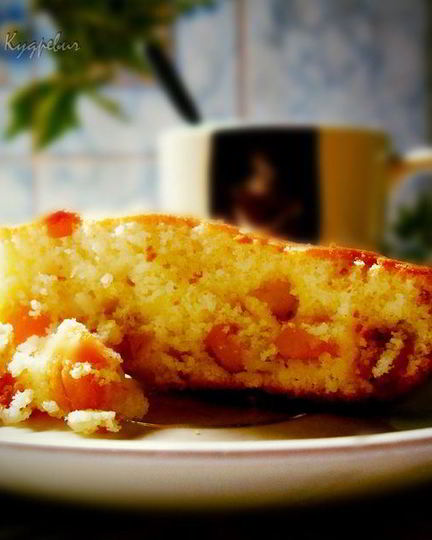 Рецепт манник на сметане с курагой