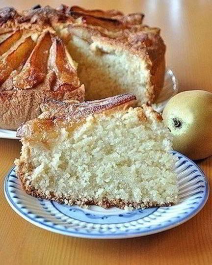 Рецепт манника с грушей