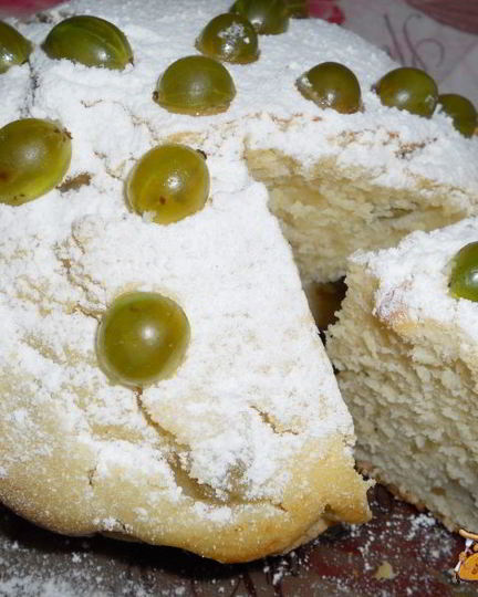 Рецепт манника с крыжовником