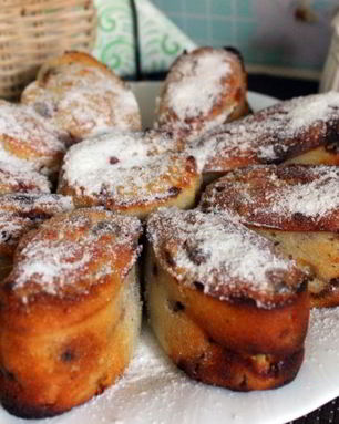 Манник с лесной клубникой