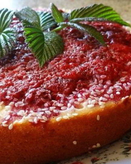 Рецепт манника с вареньем