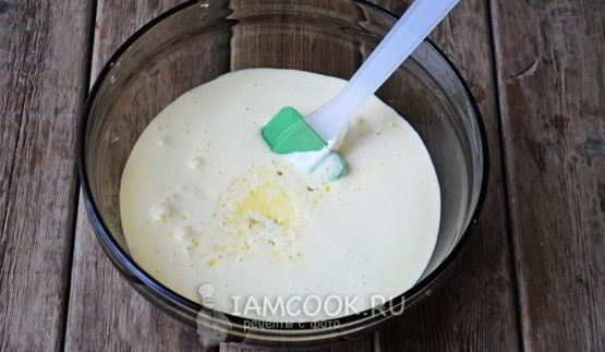 манник с вишней на кефире