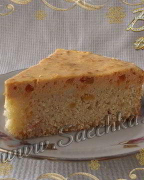 Манник в духовке с курагой