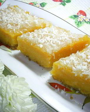 Нежный и сочный тыквенный манник